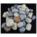 1 lb Angelite tumbled stones - Skull & Barrel Co.
