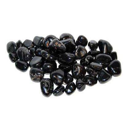 1 lb Black Onyx tumbled stones - Skull & Barrel Co.