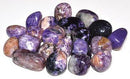1 lb Charoite tumbled stones - Skull & Barrel Co.