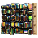 1 lb Magnetic Hematite Rainbow tumbled stones - Skull & Barrel Co.