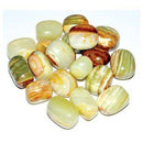 1 lb Onyx, Green tumbled stones - Skull & Barrel Co.