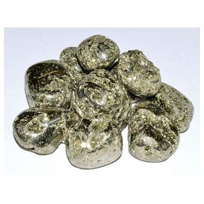 1 lb Pyrite tumbled stones - Skull & Barrel Co.