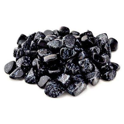 1 lb Snow Flake Obsidian tumbled stones - Skull & Barrel Co.