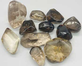 1 lb Smoky Quartz (1.5" to 3") tumbled stones