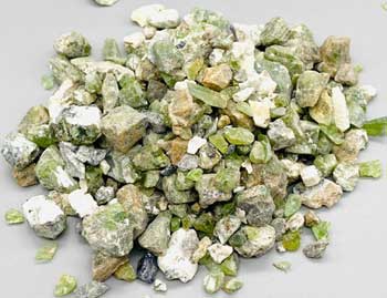 1 lb Peridot 5-10mm untumbled stones
