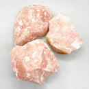 3 lb Rose Quartz untumbled stones