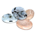 Moonstone worry stone