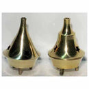 Brass cone incense burner 2 1/4" - Skull & Barrel Co.