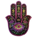 Black & Fuchia Hamsa incense burner - Skull & Barrel Co.