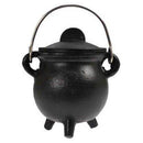 Plain cast iron cauldronw/ lid 3" - Skull & Barrel Co.