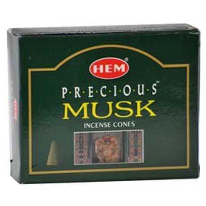 Precious Musk HEM cone 10 cones - Skull & Barrel Co.