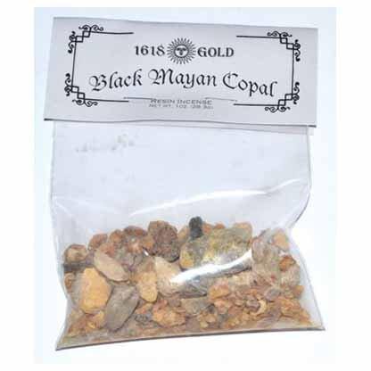 Black Mayan Copal granular incense 1oz - Skull & Barrel Co.