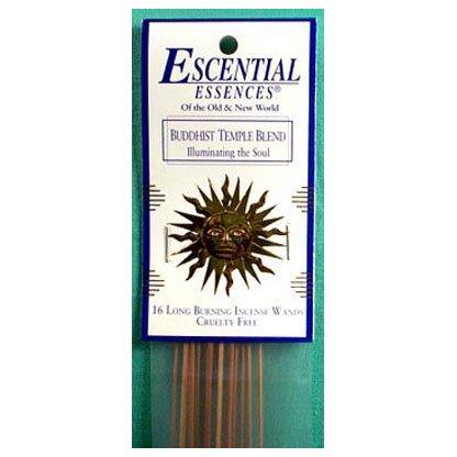 Buddhist Temple escential essences incense sticks 16 pack - Skull & Barrel Co.