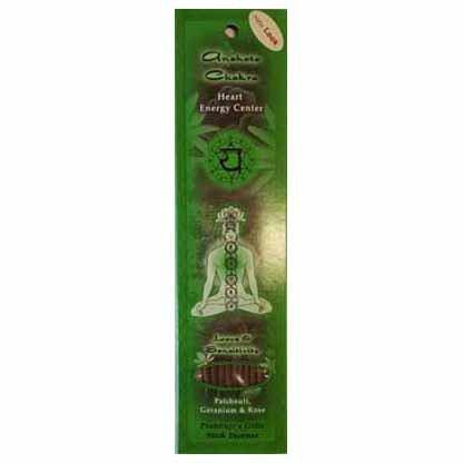 Anahata Chakra incense stick 10 pack - Skull & Barrel Co.