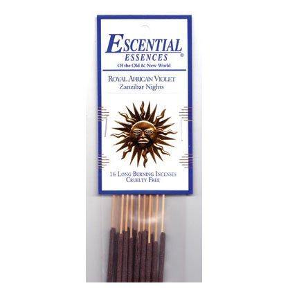 Royal African Violet escential essences incense sticks 16 pack - Skull & Barrel Co.