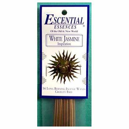 White Jasmine escential essences incense sticks 16 pack - Skull & Barrel Co.