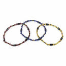 Magnetic Hematite Beaded anklet - Skull & Barrel Co.