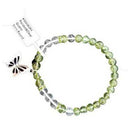 6mm Peridot/ Quartz Butterfly bracelet - Skull & Barrel Co.