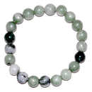 8mm Green Jade bracelet - Skull & Barrel Co.
