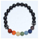 8mm Chakra/ Hematite - Skull & Barrel Co.