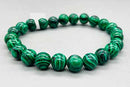 8mm Malachite, synthetic bracelet
