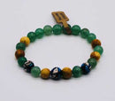 8mm Palo Santo Green Aventurine bracelet - Skull & Barrel Co.
