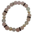 8mm Rose Quartz/ Quartz - Skull & Barrel Co.