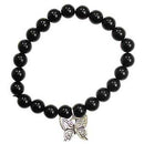Black Obsidian Hope Butterfly silver - Skull & Barrel Co.