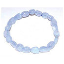Agate, Blue Lace Nugget bracelet - Skull & Barrel Co.