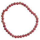 4mm Rhodonite stretch bracelet - Skull & Barrel Co.
