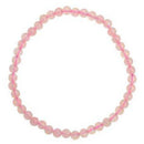 4mm Rose Quartzstretch bracelet - Skull & Barrel Co.