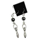Hematite Goddess earrings - Skull & Barrel Co.