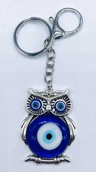 Owl Evil Eye keychain