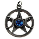 Pentagram & Moons pewter - Skull & Barrel Co.