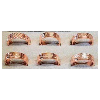 Copper Magnetic adjustable ring - Skull & Barrel Co.