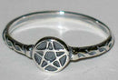 Pentagram ring size 6 sterling - Skull & Barrel Co.