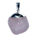 Rose Quartz tumbled pendant - Skull & Barrel Co.