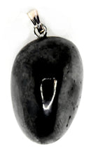 Shungite tumbled pendant - Skull & Barrel Co.