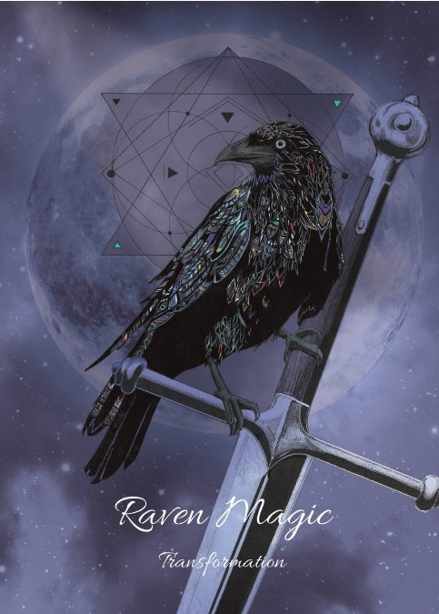 Raven Magic Card for Transformation - Skull & Barrel Co.