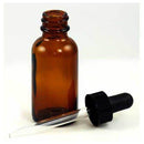 Amber Bottle with Dropper 1 oz - Skull & Barrel Co.