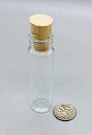 Glass vial w/ cork (2-Dram)