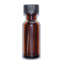 Amber Glass Bottle 1/2 oz - Skull & Barrel Co.