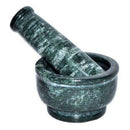 4" Green Marble mortar and pestle set - Skull & Barrel Co.