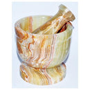 4" Onyx mortar and pestle set - Skull & Barrel Co.