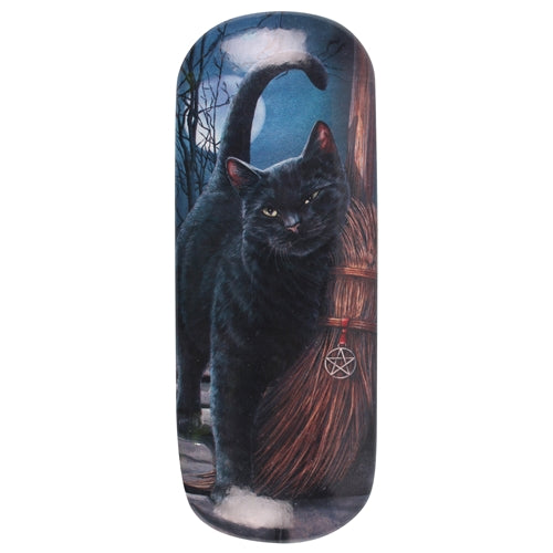 Brush with Magik (Black Cat) Eye Glass Case by Lisa Parker - Skull & Barrel Co.