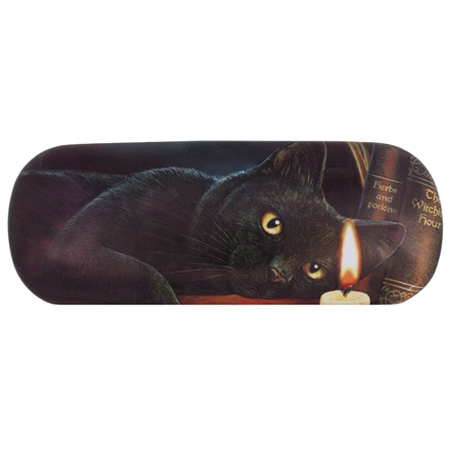 Witching Hour (Black Cat) Eye Glass Case by Lisa Parker - Skull & Barrel Co.