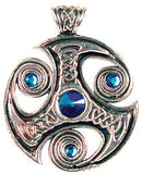 Jewelled Trefot Pendant for Creating Opportunities - Skull & Barrel Co.