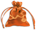 Orange Satin Pouch - Skull & Barrel Co.