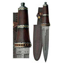 Dirk Wod Damascus athame 13 3/4" - Skull & Barrel Co.