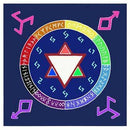 Rune Awakening altar cloth or scarve 36" x 36" - Skull & Barrel Co.